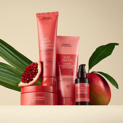 Three Aveda hair products