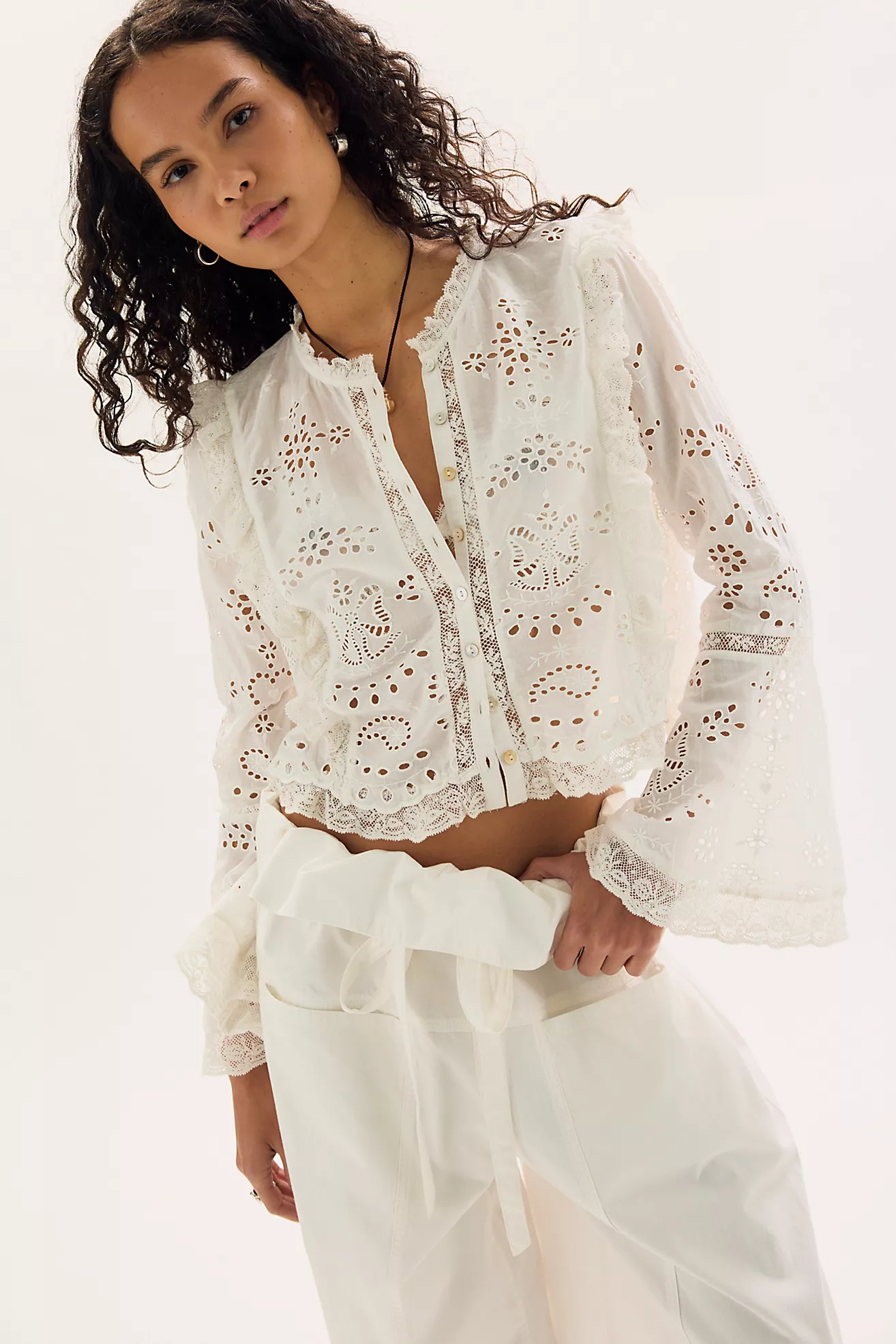 Loveshackfancy Hawthorn Blouse