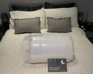 Coop Home retreat mattress review in Louises bedroom