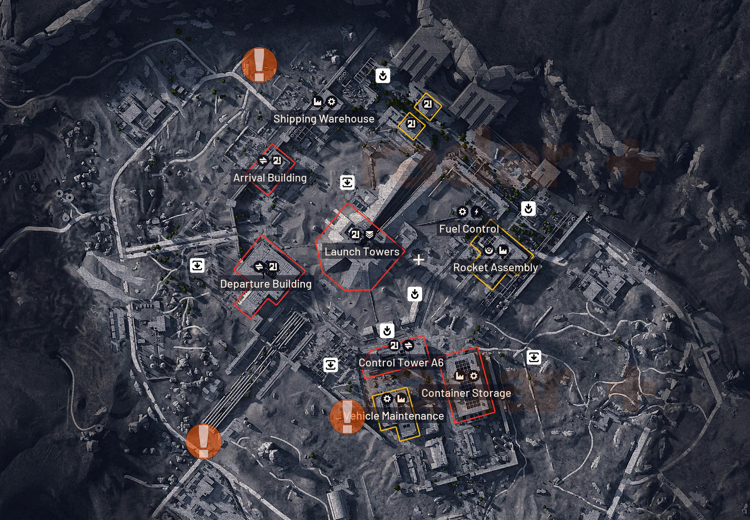 Baron Husk location on Spaceport