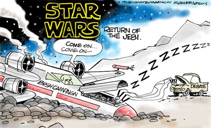 Political cartoon U.S. Entertainment Star Wars Jeb Bush 2016