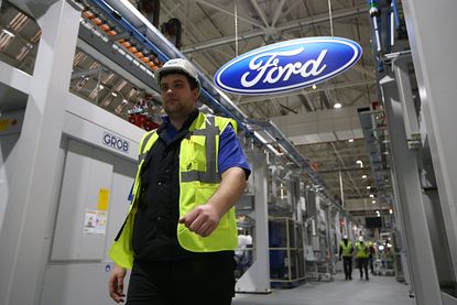 A Ford plant in England.