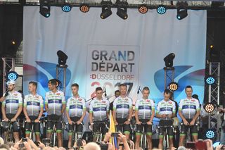 The Fortuneo - Vital Concept team at the team presentation