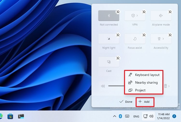 How to add or remove Quick Settings icons on Windows 11 | Windows Central