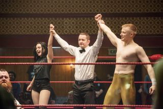 'Fighting With My Family' stars Jack Lowden and Florence Pugh as wrestling siblings Zak and Paige.
