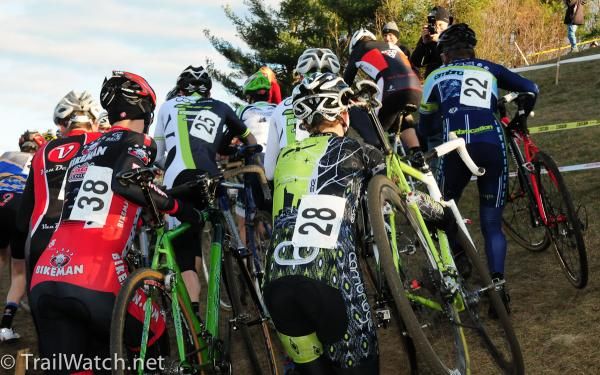 Elite men on the only run-up today