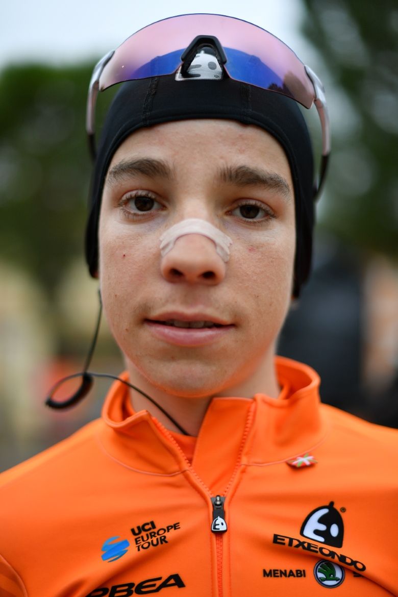 Ibai Azurmendi before the start