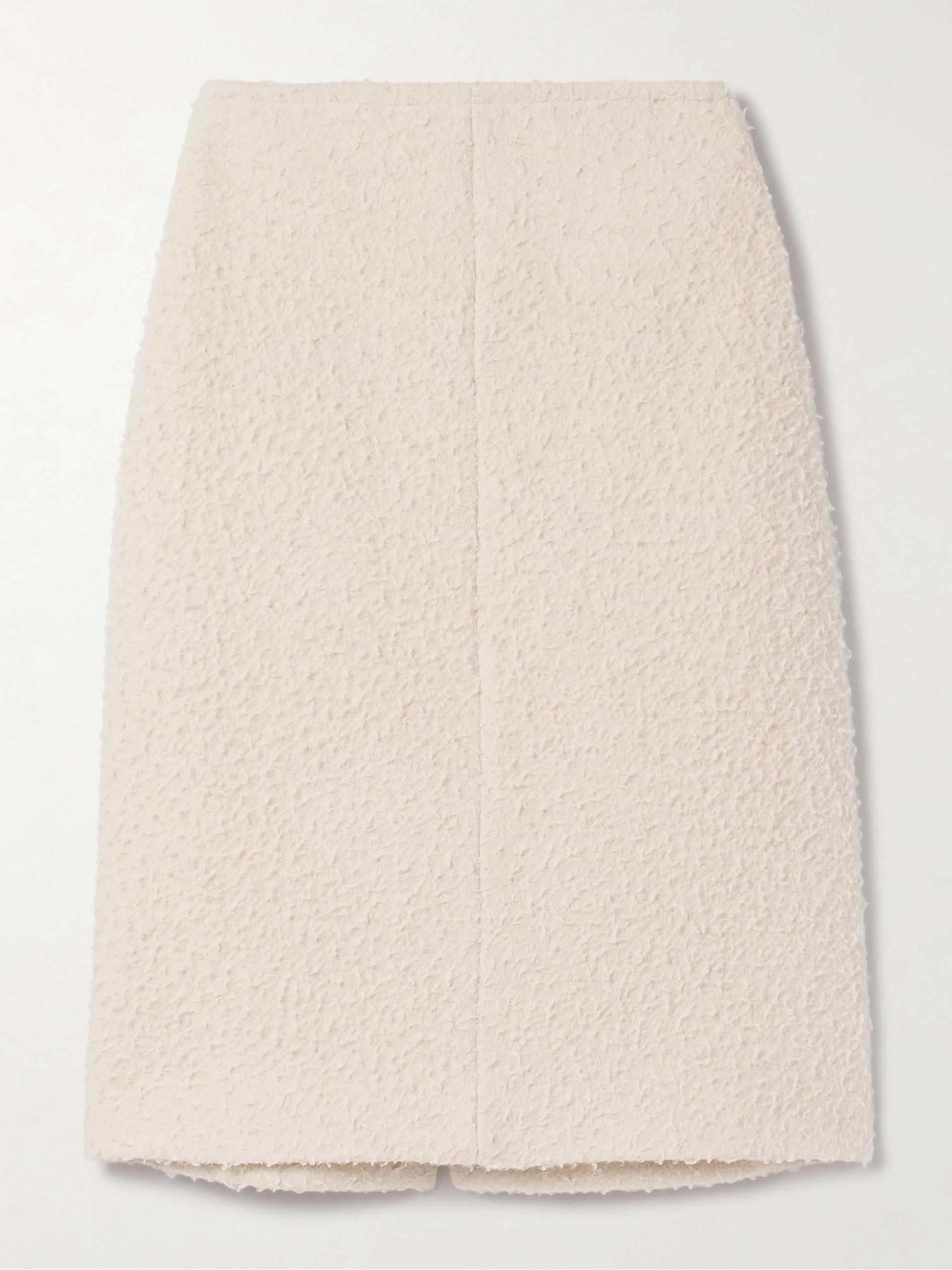 Malva Brushed Wool and Llama Hair-Blend Skirt