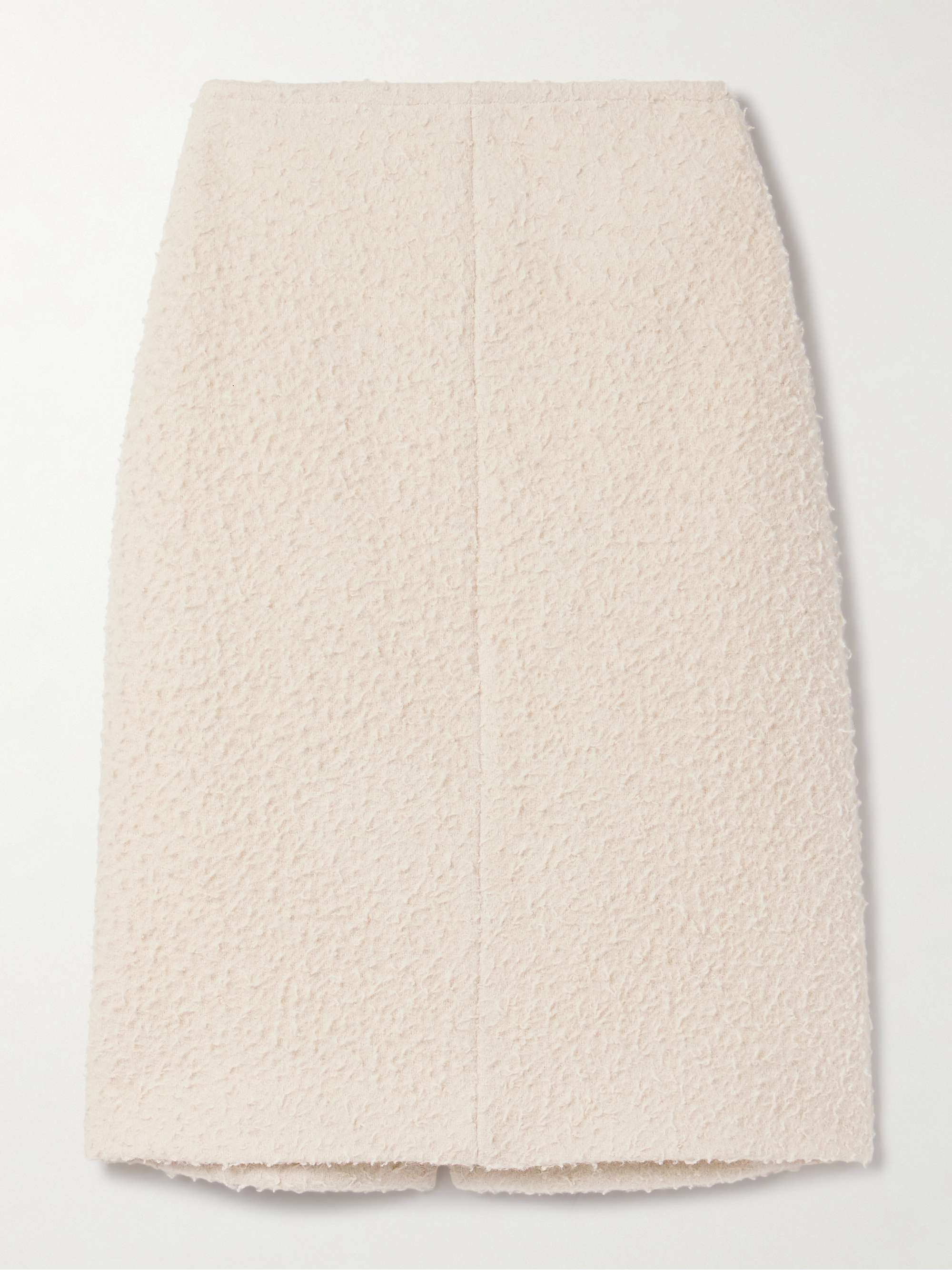 Malva Brushed Wool and Llama Hair-Blend Skirt