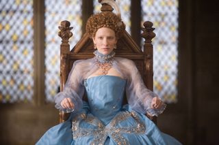 TV tonight Cate Blanchett as Queen Elizabeth I.
