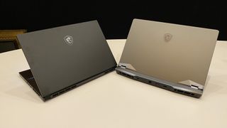 MSI GS66 Stealth (left) and MSI GE66 Raider (right)
