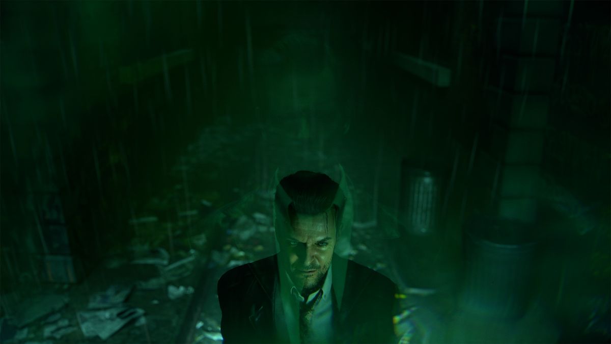 Screenshots of Alan in Alan Wake 2