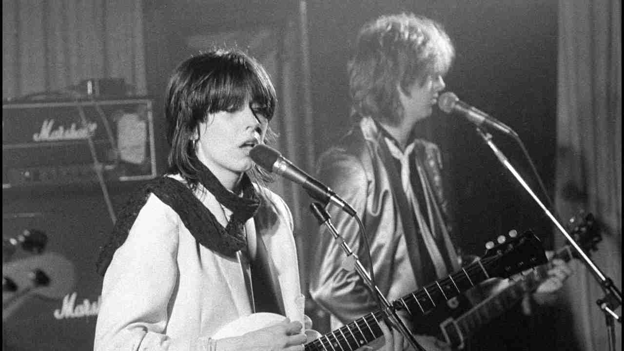 The Pretenders&amp;rsquo; Chrissie Hynde and James Honeyman-Scott performing onstage in 1979
