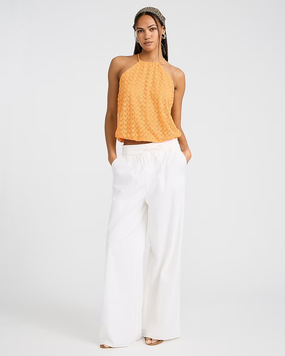 Express, Crochet Halter Neck Bubble Cami