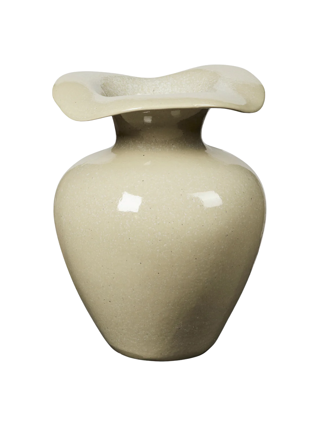 Broste Copenhagen, Florentina Vase M 32 Cm, White