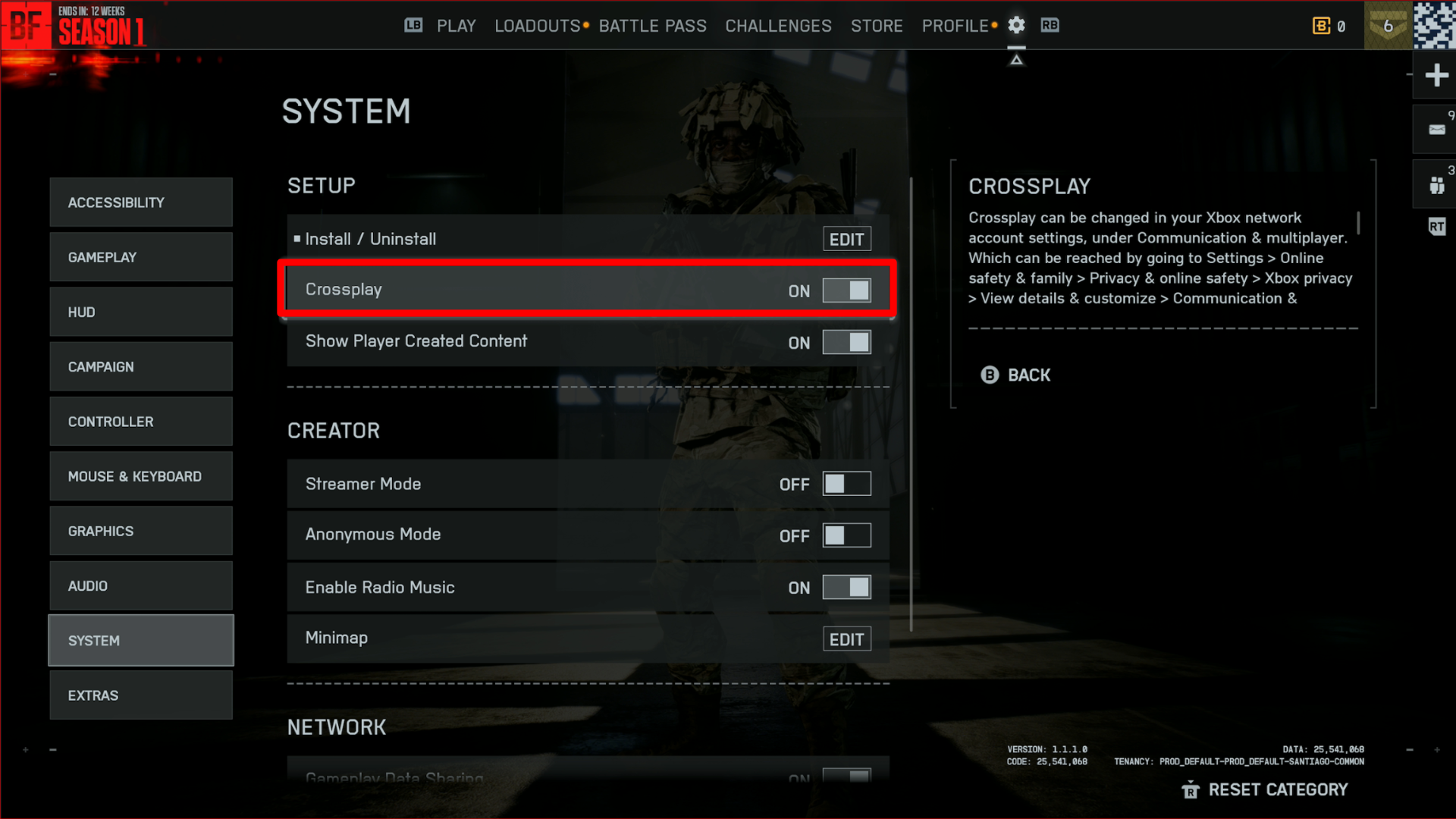 Disable Crossplay on PS