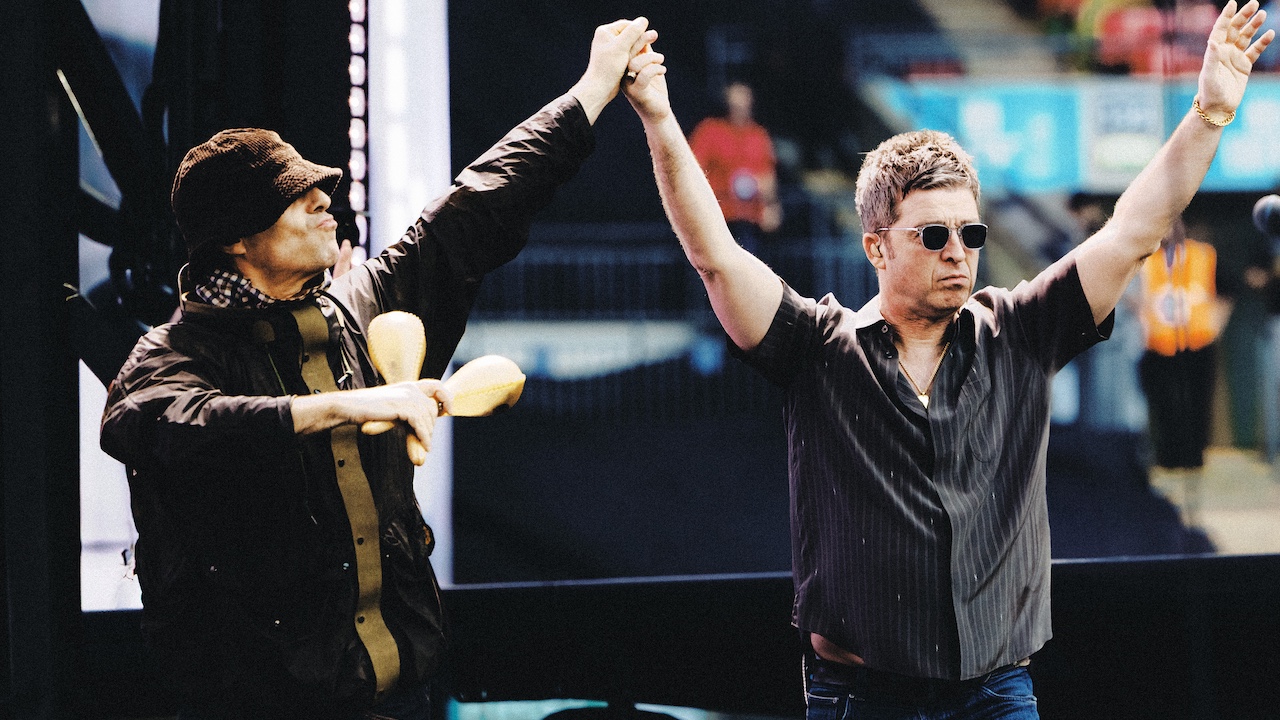 Oasis live in London in 2025