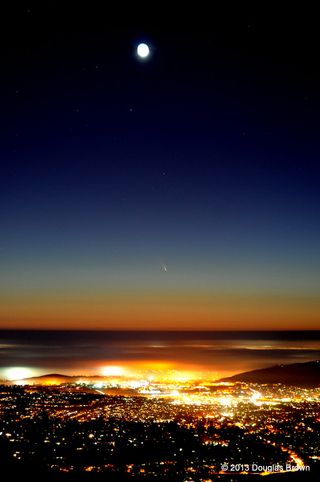 Comet Pan-STARRS Over San Diego
