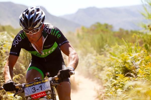 Kevin Evans during the Prologue of the 2011 Absa Cape Epic