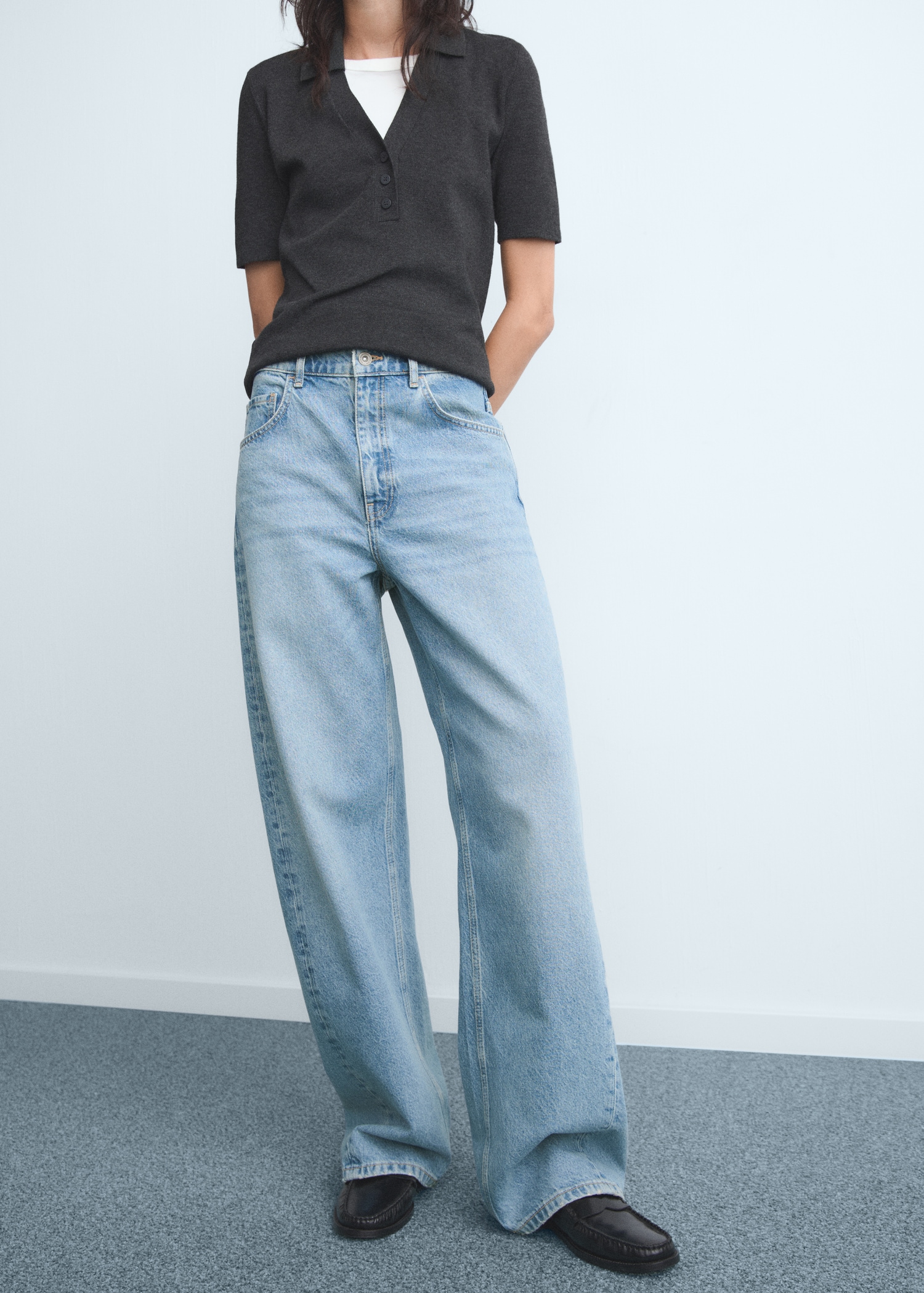 Mid-Rise Balloon Jeans - Women | Mango United Kingdom