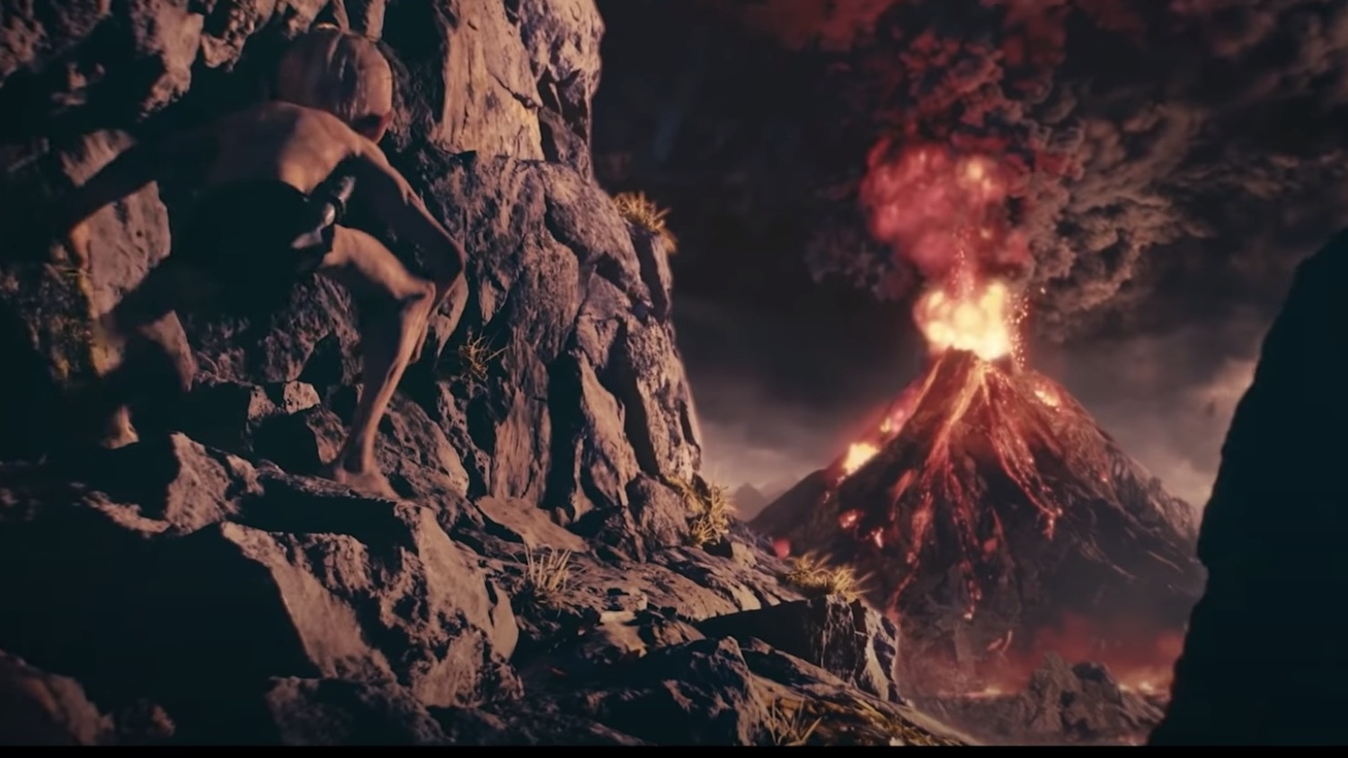 gollum falling into mount doom