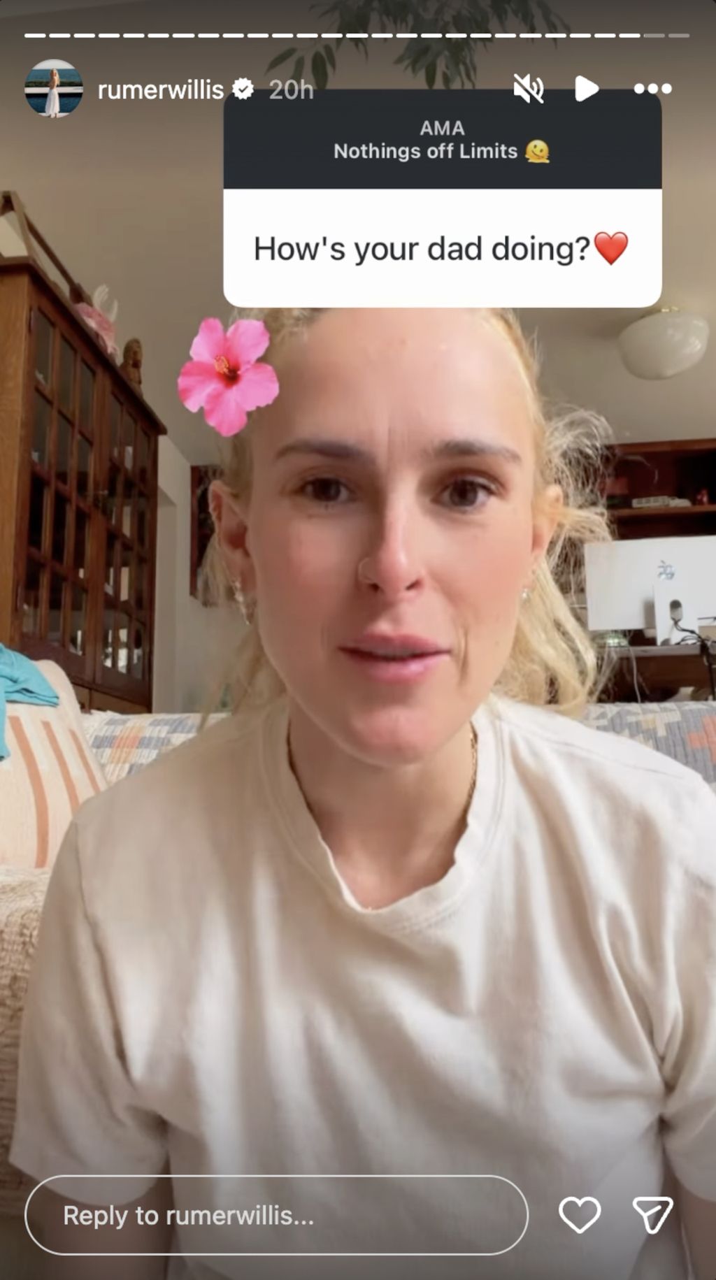 Bruce Willis’ Daughter Rumer Says It’s ‘Hard’ To Talk About His Health