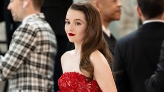 NEW YORK, NEW YORK - MAY 01: Actress Kaitlyn Dever arrives to The 2023 Met Gala Celebrating "Karl Lagerfeld: A Line Of Beauty" at The Metropolitan Museum of Art on May 01, 2023 in New York City. (Photo by Gilbert Carrasquillo/GC Images)