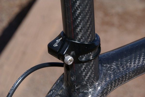 The seat tube is capped by a rather sizeable collar.