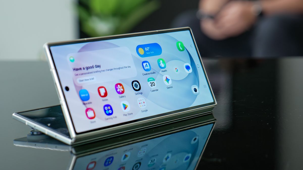 Galaxy Z Fold 8 Ultra shown in hand