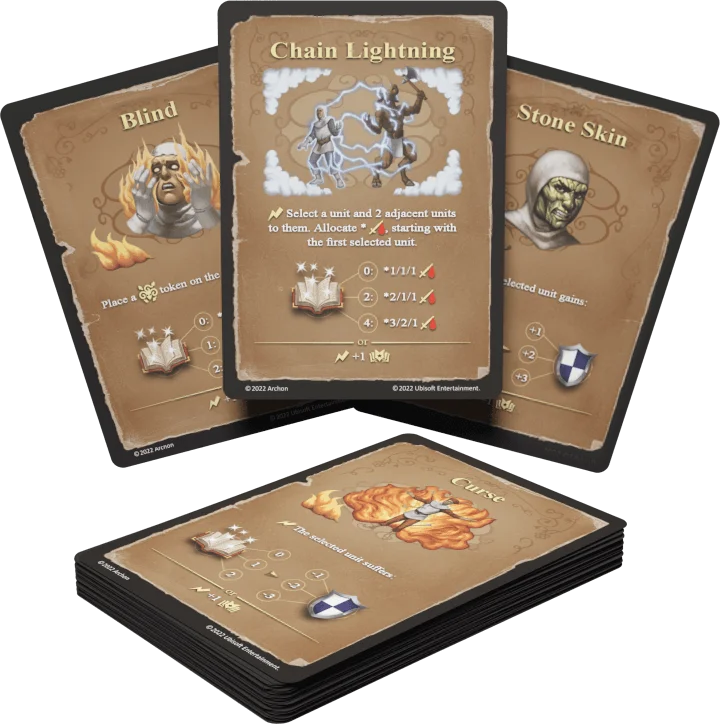 Heroes of Might and Magic 3 the board game pieces