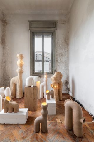 Elisa Uberti's 'Primitive Island' installation at Alcova 2023