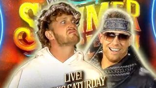 Logan Paul and The Miz face off in a moving SummerSlam graphic.