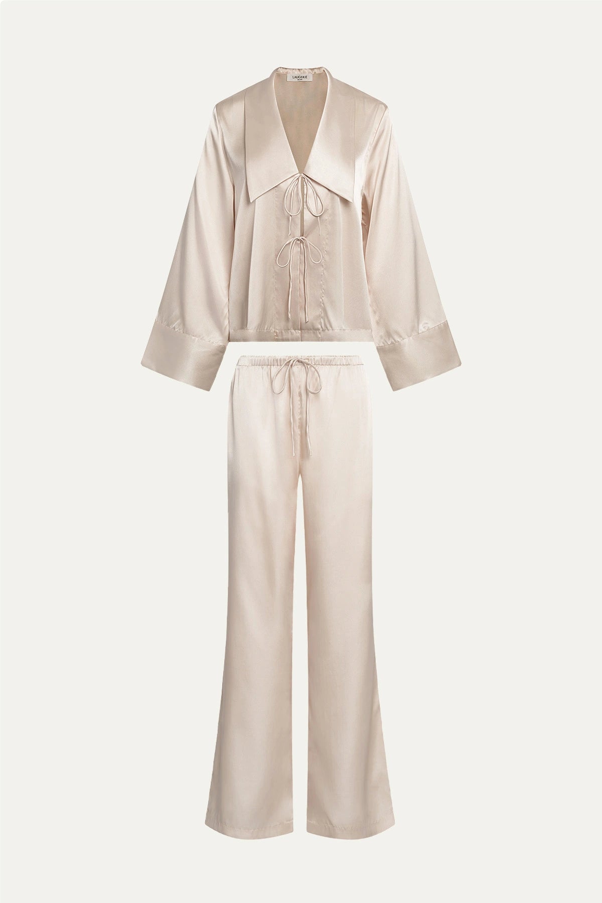 Winslet Pajama Set - Ivory / Xs