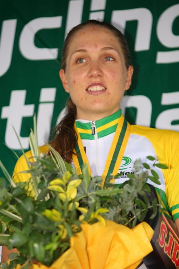 Australian Champion for 2011 is Shara Gillow (Jayco-AIS), who will take the green and gold to Europe as part of the Australian National team