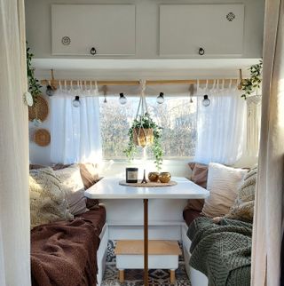 Caravan with storage ideas