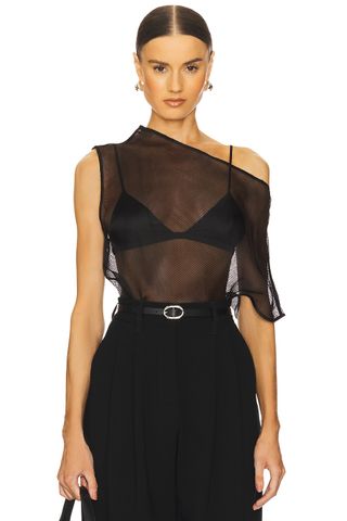 Silk Mesh Top