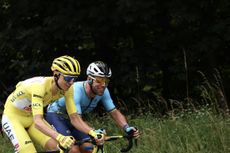 Mark Cavendish and Tadej Pogačar at the Tour de France