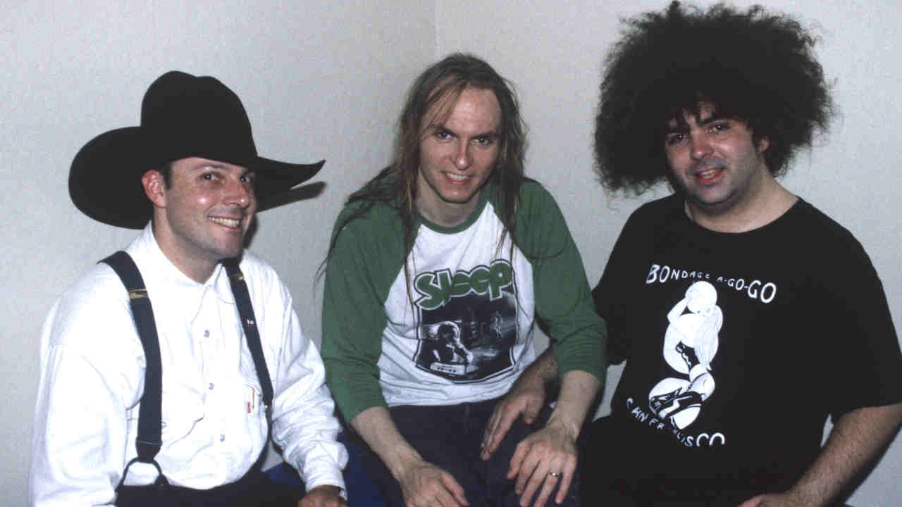 Melvins posing for a photograph in the ,mid-90s