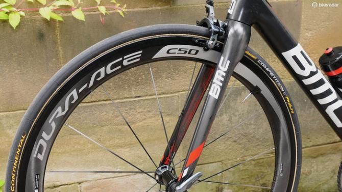 The Shimano C50 tubular wheelset is van Garderen's everyday choice for flatter stages