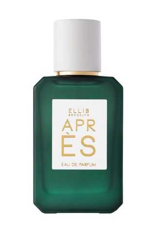 ellis brooklyn après perfume on a white backdrop