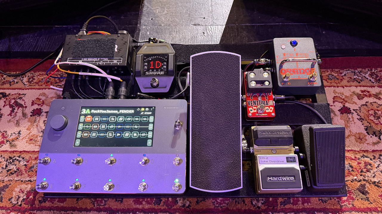 One of Peter Klett&amp;rsquo;s pedalboards