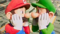 Mario and Luigi in The Super Mario Bros. Movie