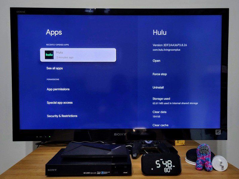 App Storage on Google TV