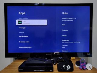 Force Quitting an app on Google TV
