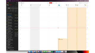 Fantastical Calendar view on macOS