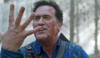 ash happy to have his hand back on ash vs evil dead