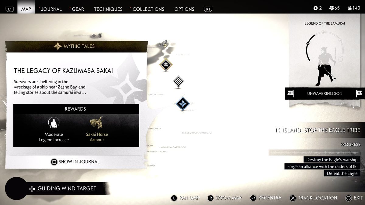 Ghost of Tsushima Iki Island horse armor How to get the Sakai horse