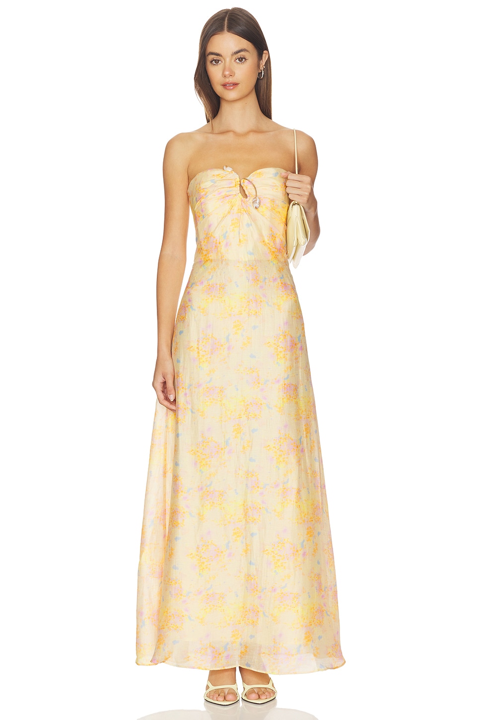 Amina Strapless Maxi Dress