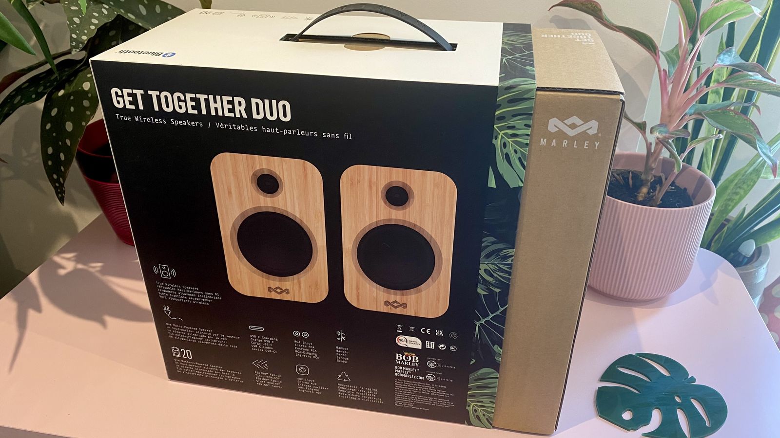 House of Marley Get Together Duo Bookshelf Speakers review Livingetc