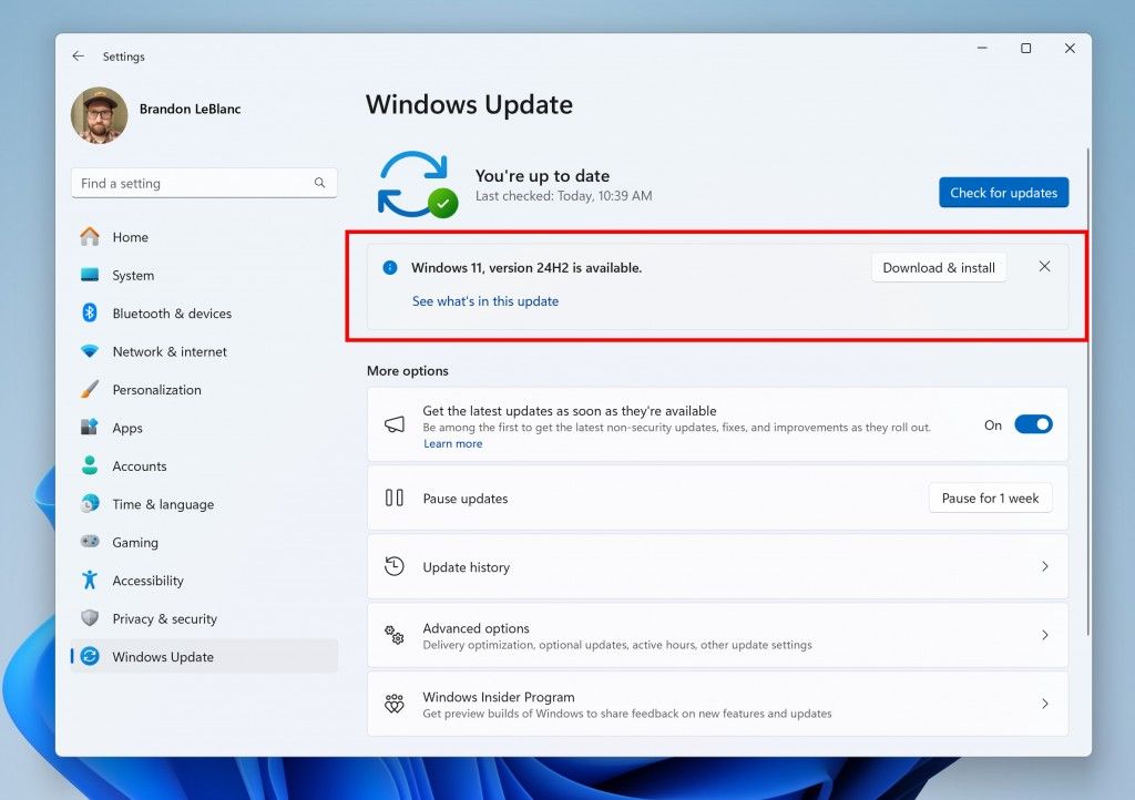 How to get the Windows 11 2024 Update (version 24H2) on your computer ...